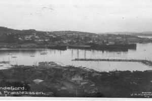 Bilde av Utsikt fra Preståsen 1920